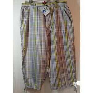 Raw Blue Shorts Mens 2XL Multi Color Plaid